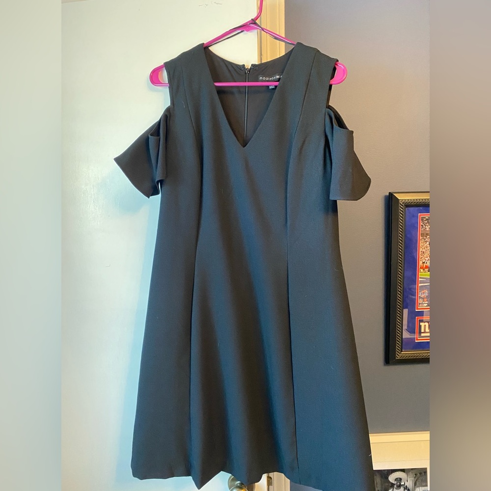 Madison Leigh Cold Shoulder Work Appropriate Mini Dress